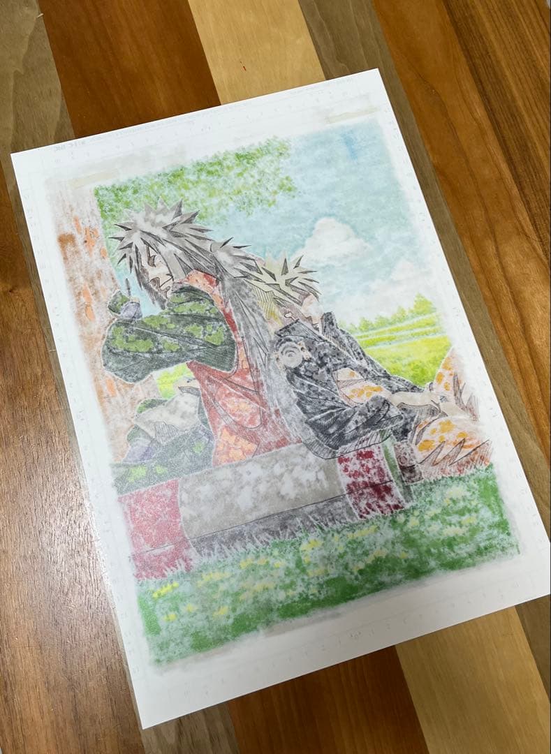 NARUTO 複製原画⑨ ナルト　自来也