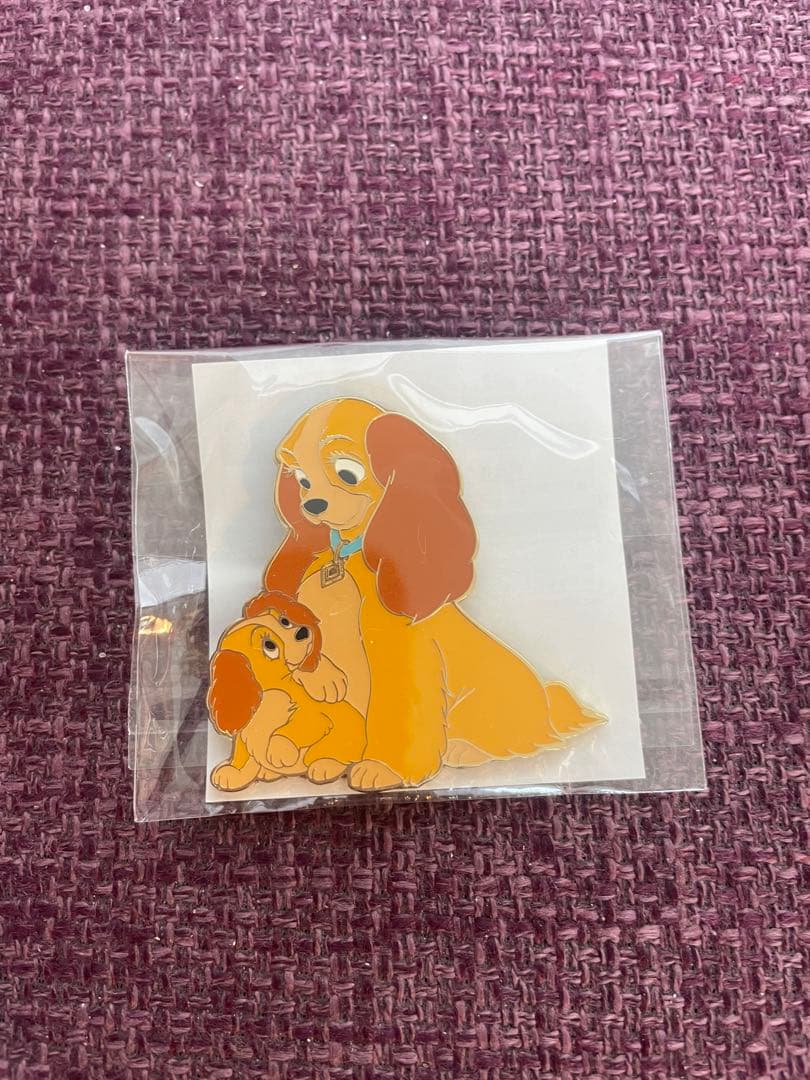 新品】わんわん物語 キャスト限定 レディー トランプ ピンバッジ