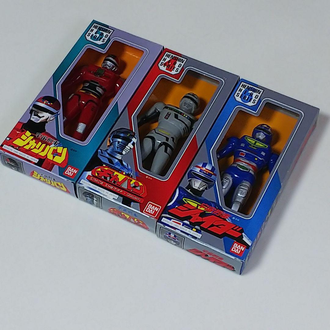 ソフビ「宇宙刑事ギャバン・シャリバン・シャイダー」3個セット（新品