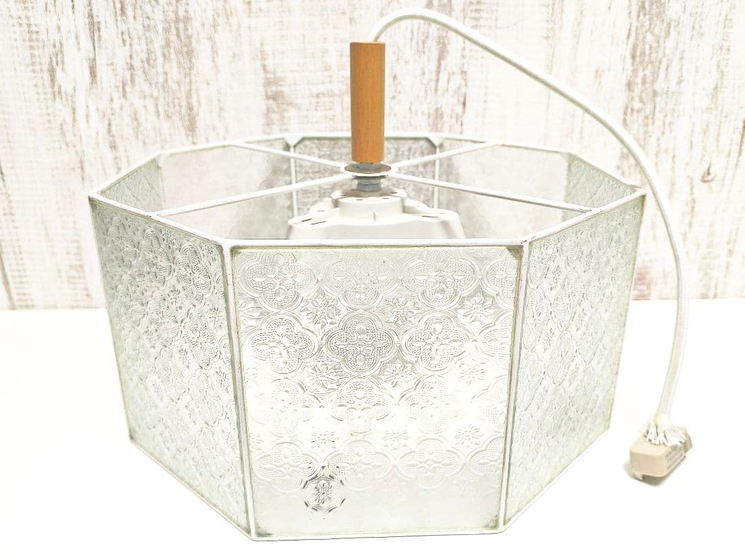 ペンダントライト ガラス 照明 アンティークホワイト キシマ インテリア 3灯