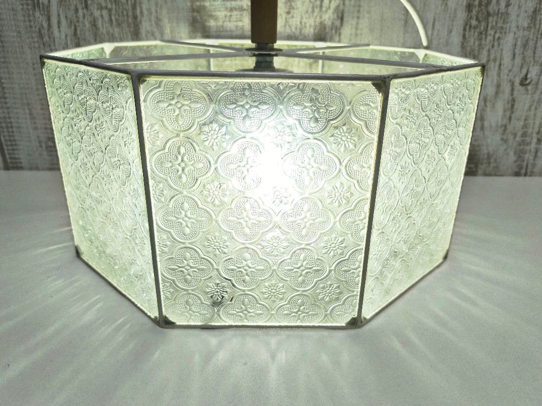 ペンダントライト ガラス 照明 アンティークホワイト キシマ インテリア 3灯