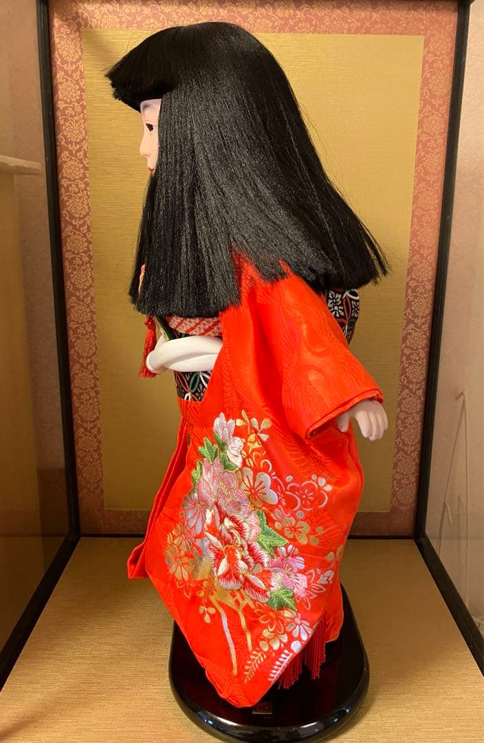 市松人形 14号 寿翁作 人形のみ 豪華刺繍入り着物 - メルカリ