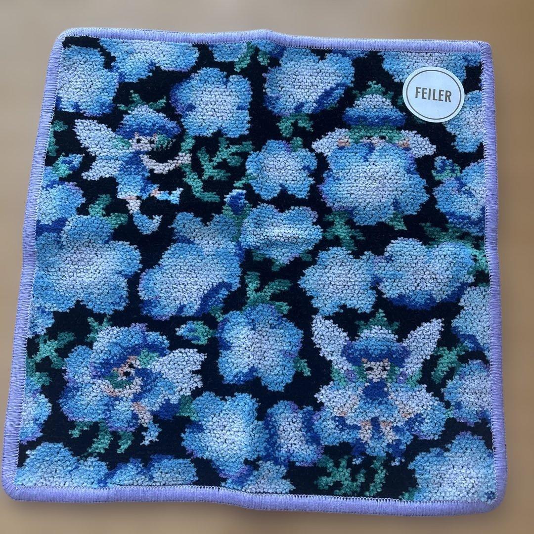 新品 FEILER ネモフィラフェアリーズ マルチポーチ ハンカチセット