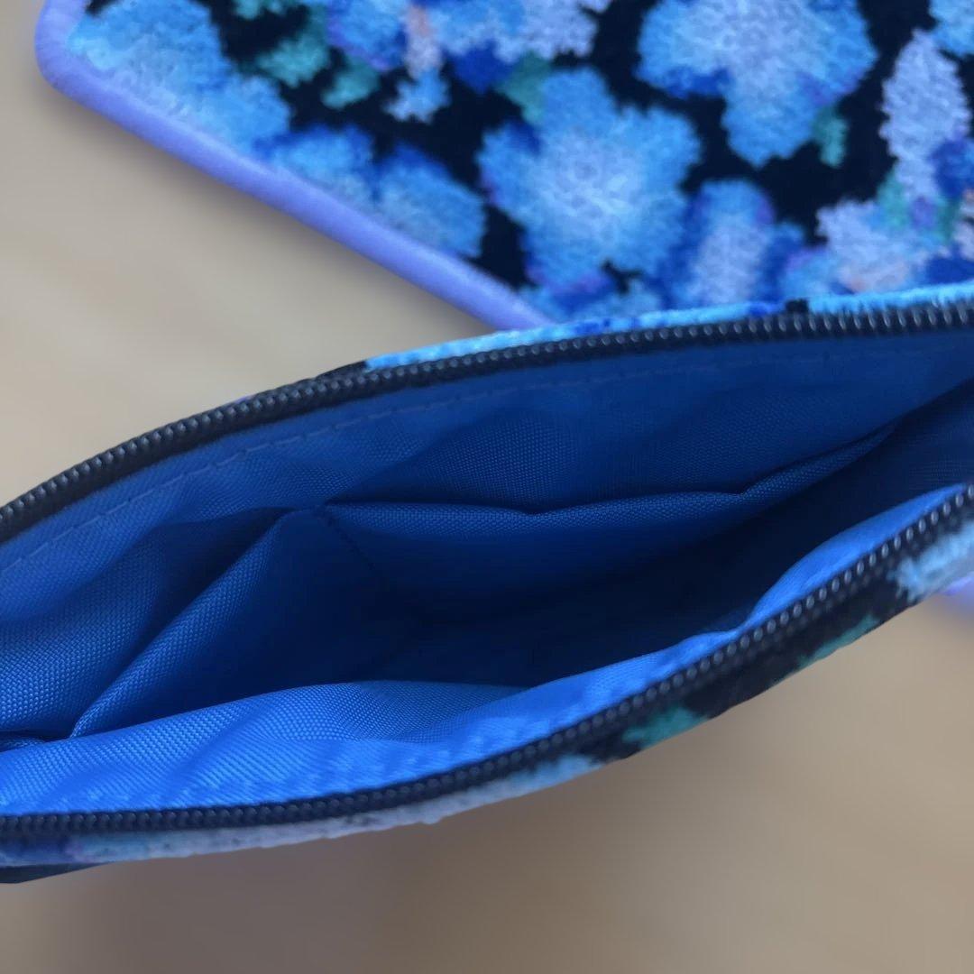 新品 FEILER ネモフィラフェアリーズ マルチポーチ ハンカチセット