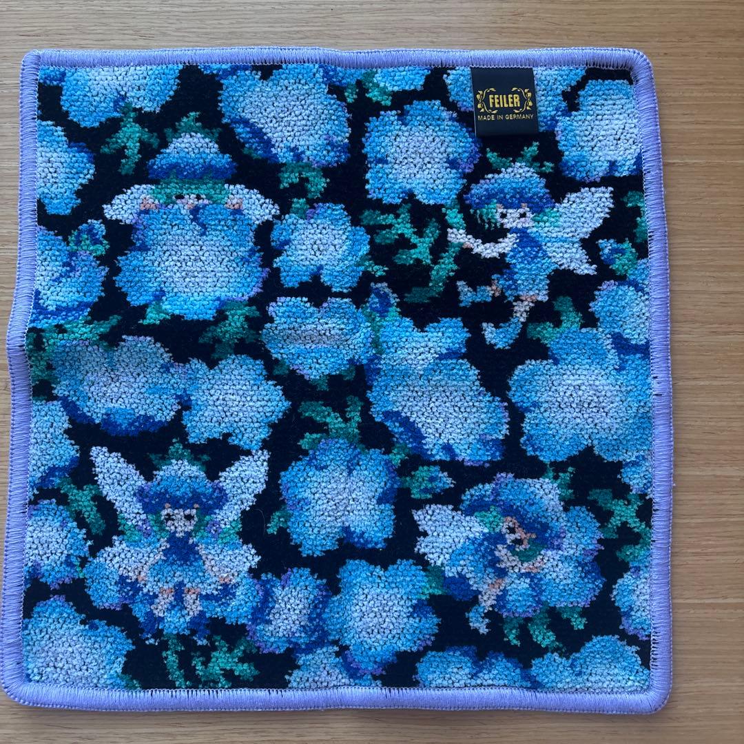 新品 FEILER ネモフィラフェアリーズ マルチポーチ ハンカチセット