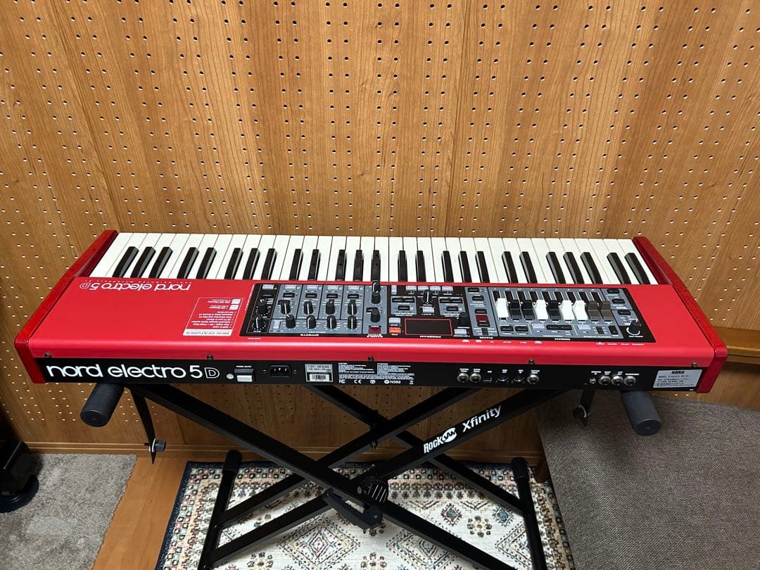 Nord Electro 5D 61鍵 レッド キャリングケース付き