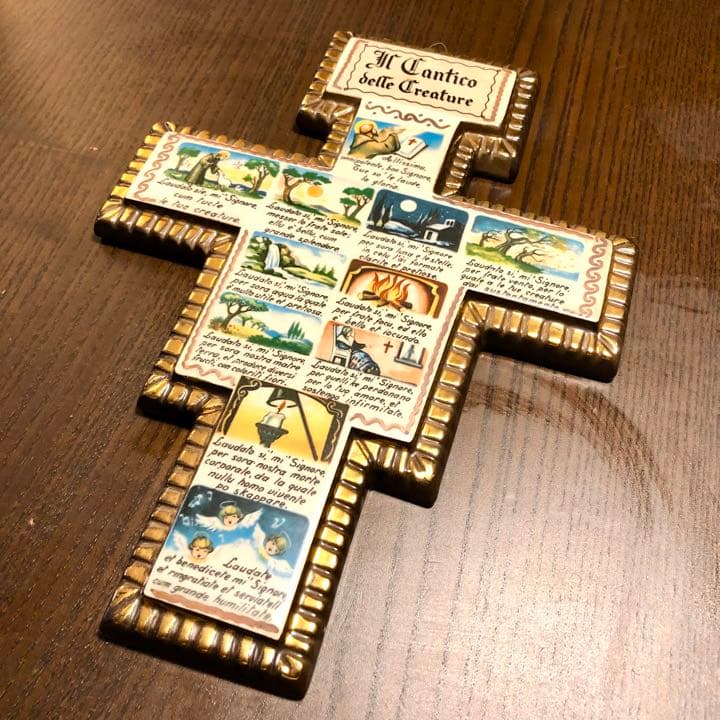 【お値下げ】 陶板画　Cantico delle Creature 太陽の讃歌