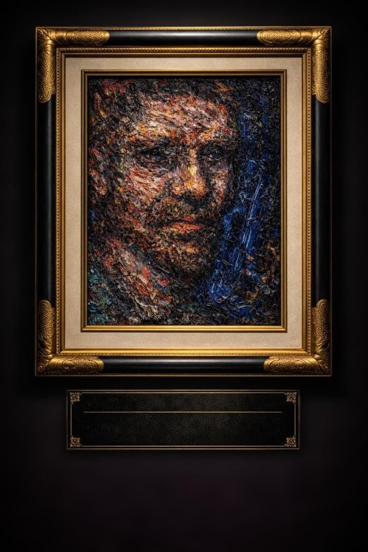 最重要・代表作クラス　1985年 武部次郎 -ゴッホに扮する男の首像