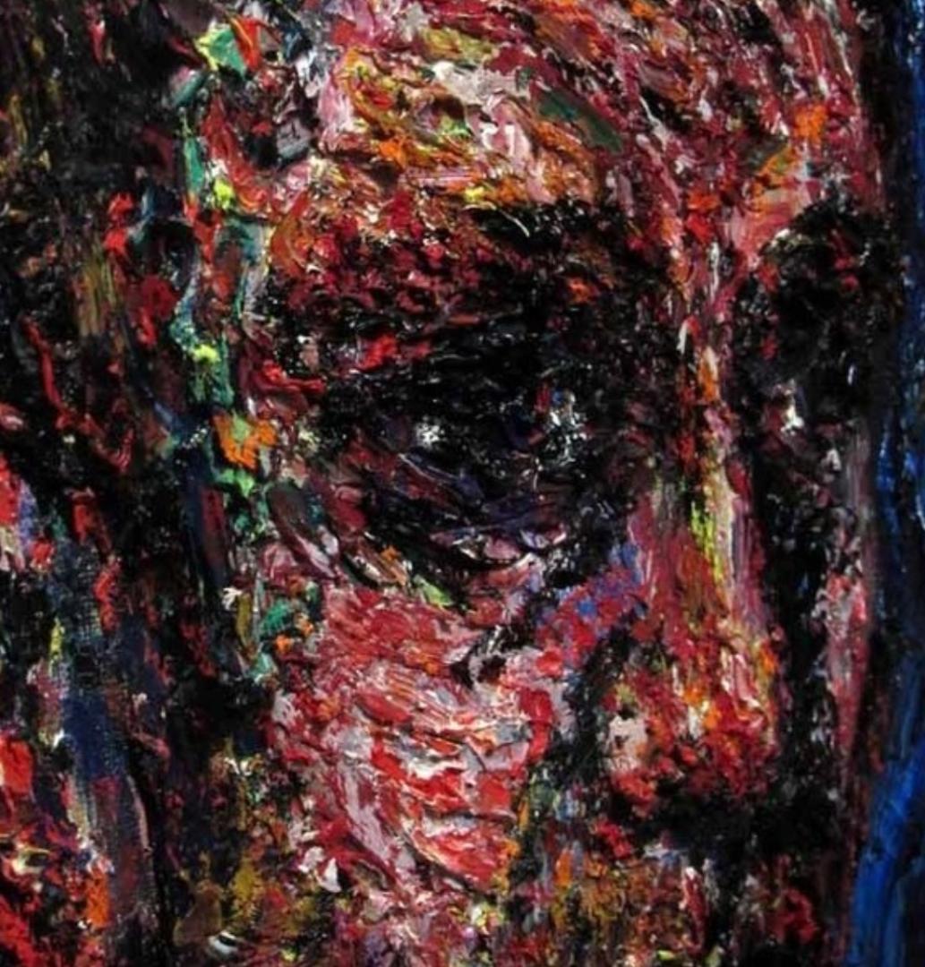 最重要・代表作クラス　1985年 武部次郎 -ゴッホに扮する男の首像