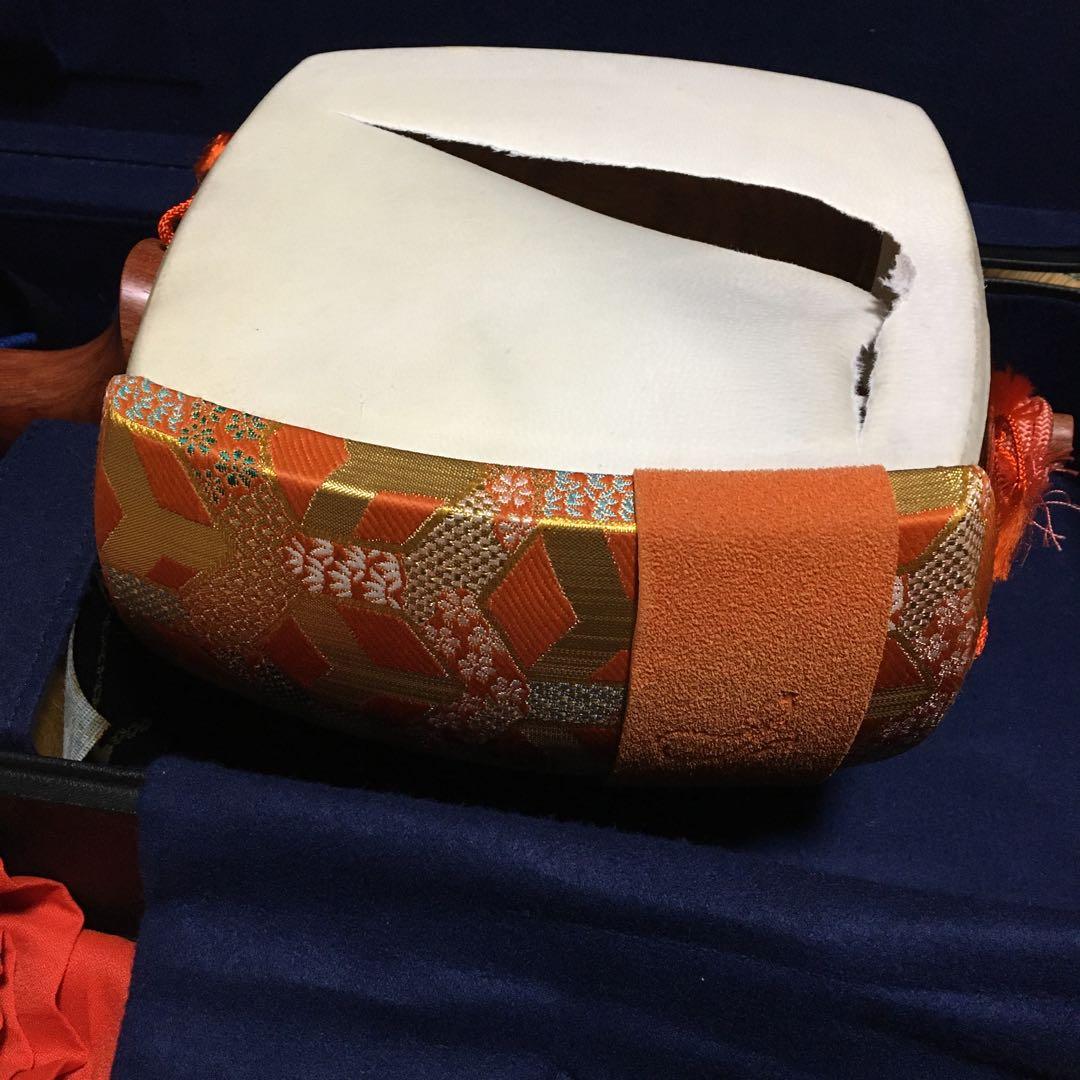 裏面破れ有　三味線　中棹　細棹　ケース付き