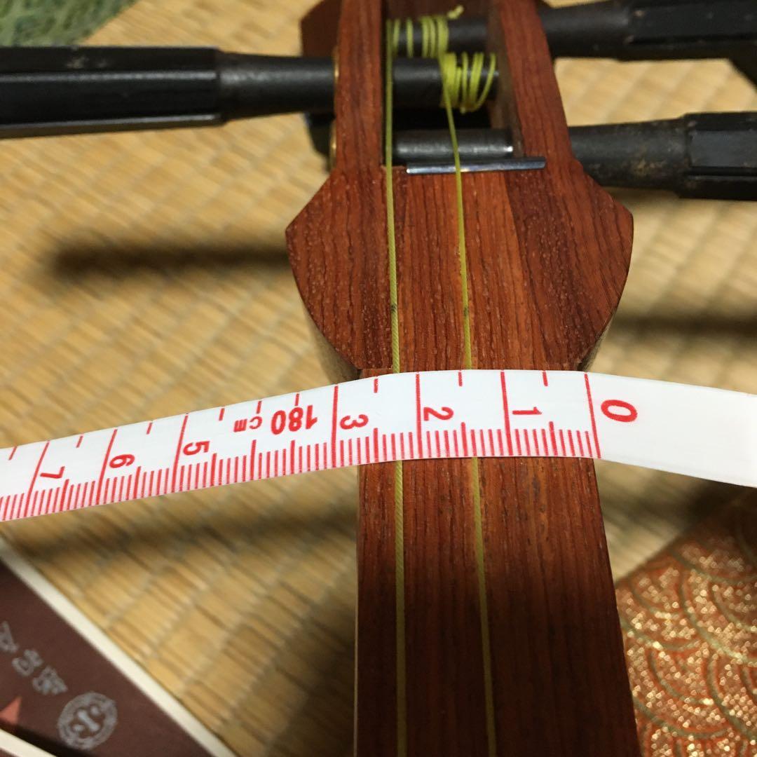 裏面破れ有　三味線　中棹　細棹　ケース付き