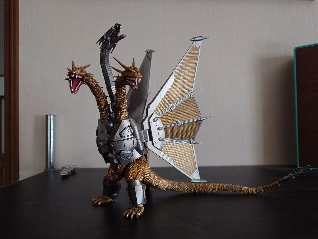 【中古良品】S.H.MonsterArts メカキングギドラ 新宿決戦Set