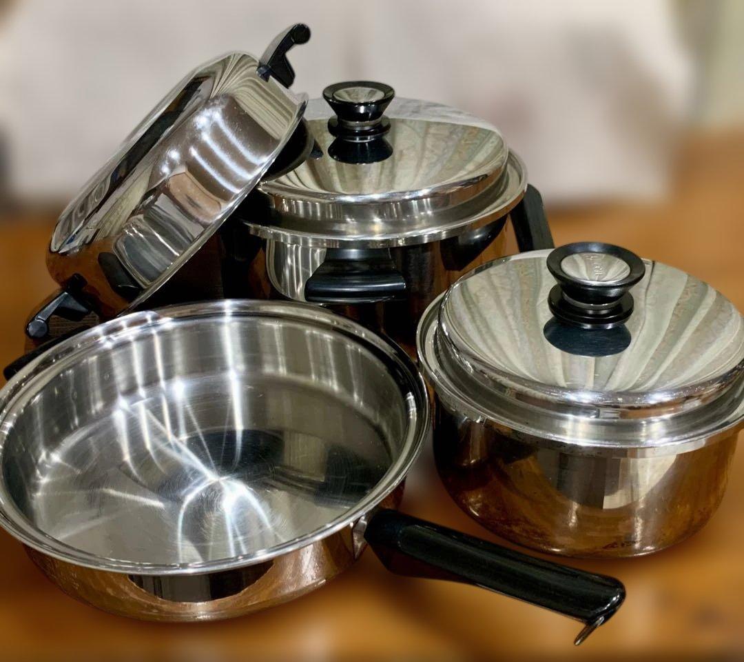 Amway Queen/IH/6Lシチューパンセット/大フライパン/大片手鍋