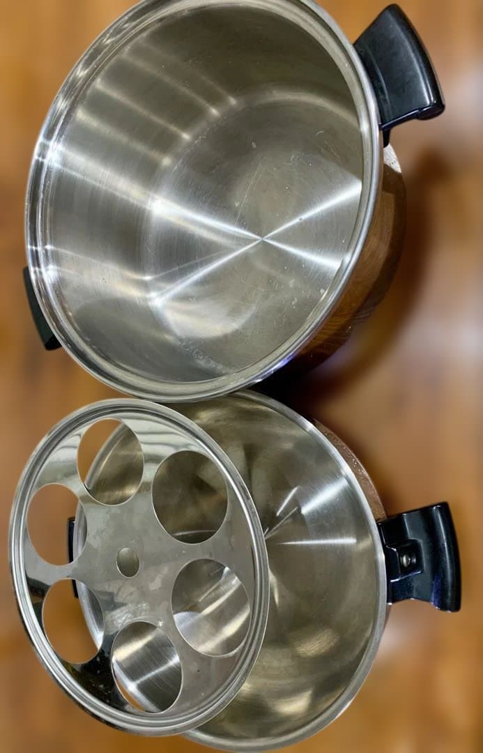 Amway Queen/IH/6Lシチューパンセット/大フライパン/大片手鍋