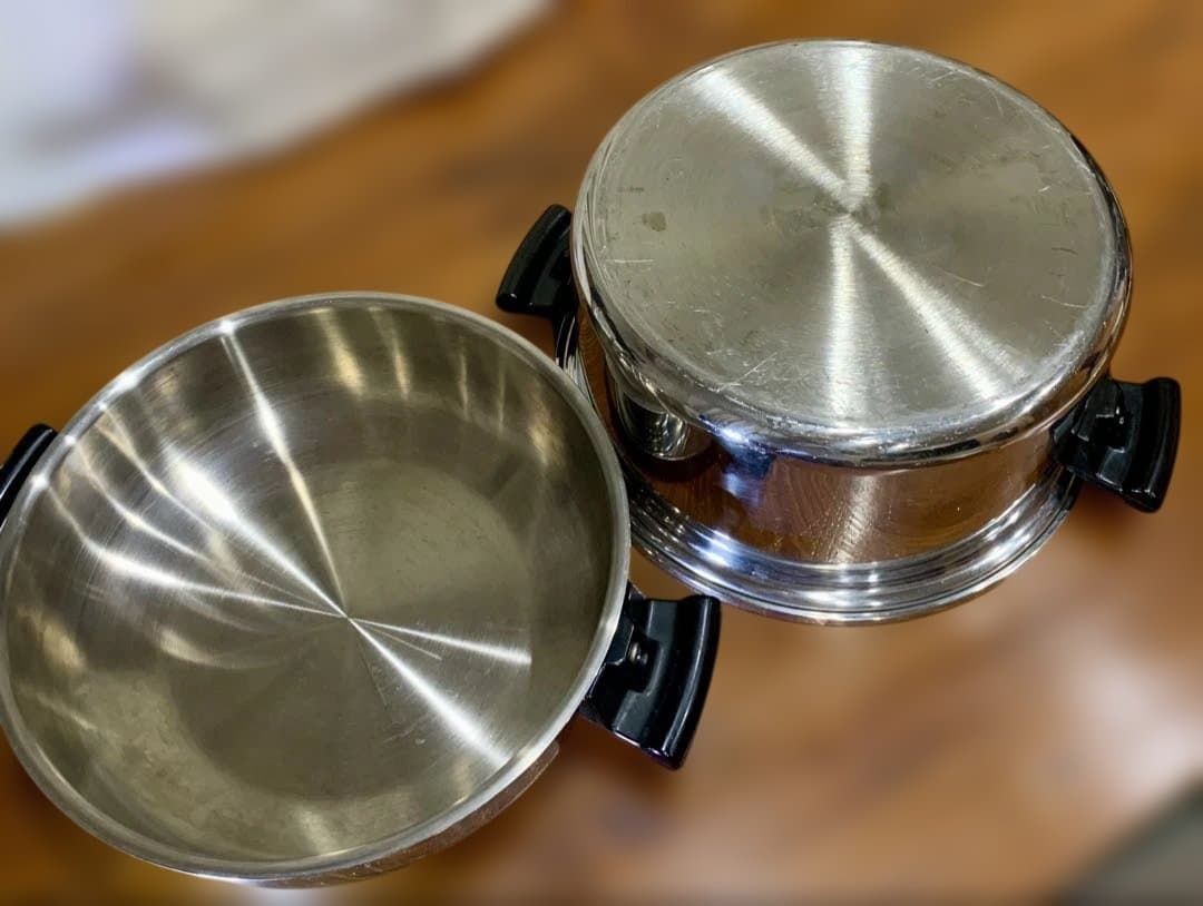 Amway Queen/IH/6Lシチューパンセット/大フライパン/大片手鍋