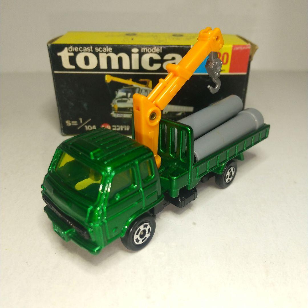 3701)トミカ 黒箱 日本製 UD コンドル クレーン付 カーゴ トラック