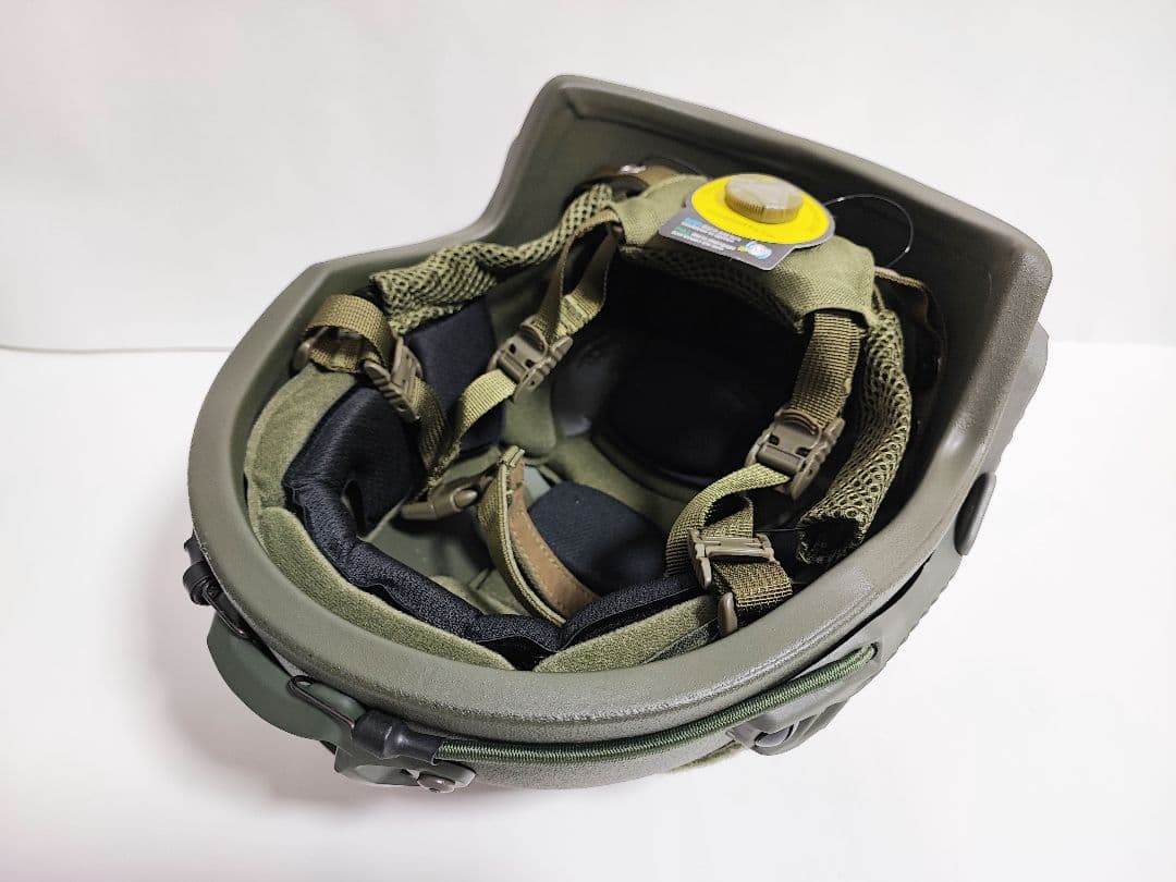 JJW製 NIJ レベル3A Fast 防弾ヘルメット OD 艶あり塗装 - メルカリ