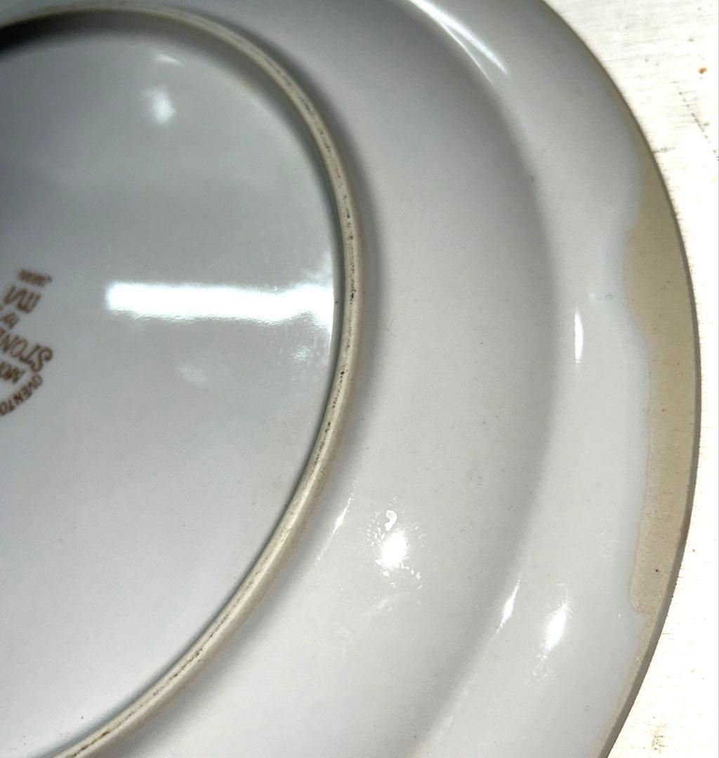 ビンテージ】ストーンウェア モントレー ブラウン ディナー皿3枚セット