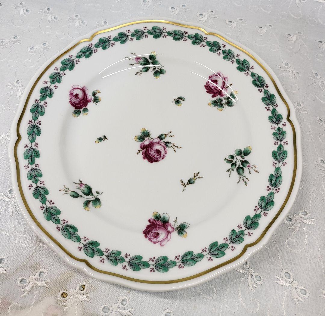 未使用近✨希少✨リチャードジノリ ガーデンローズ プレート 19cm皿②