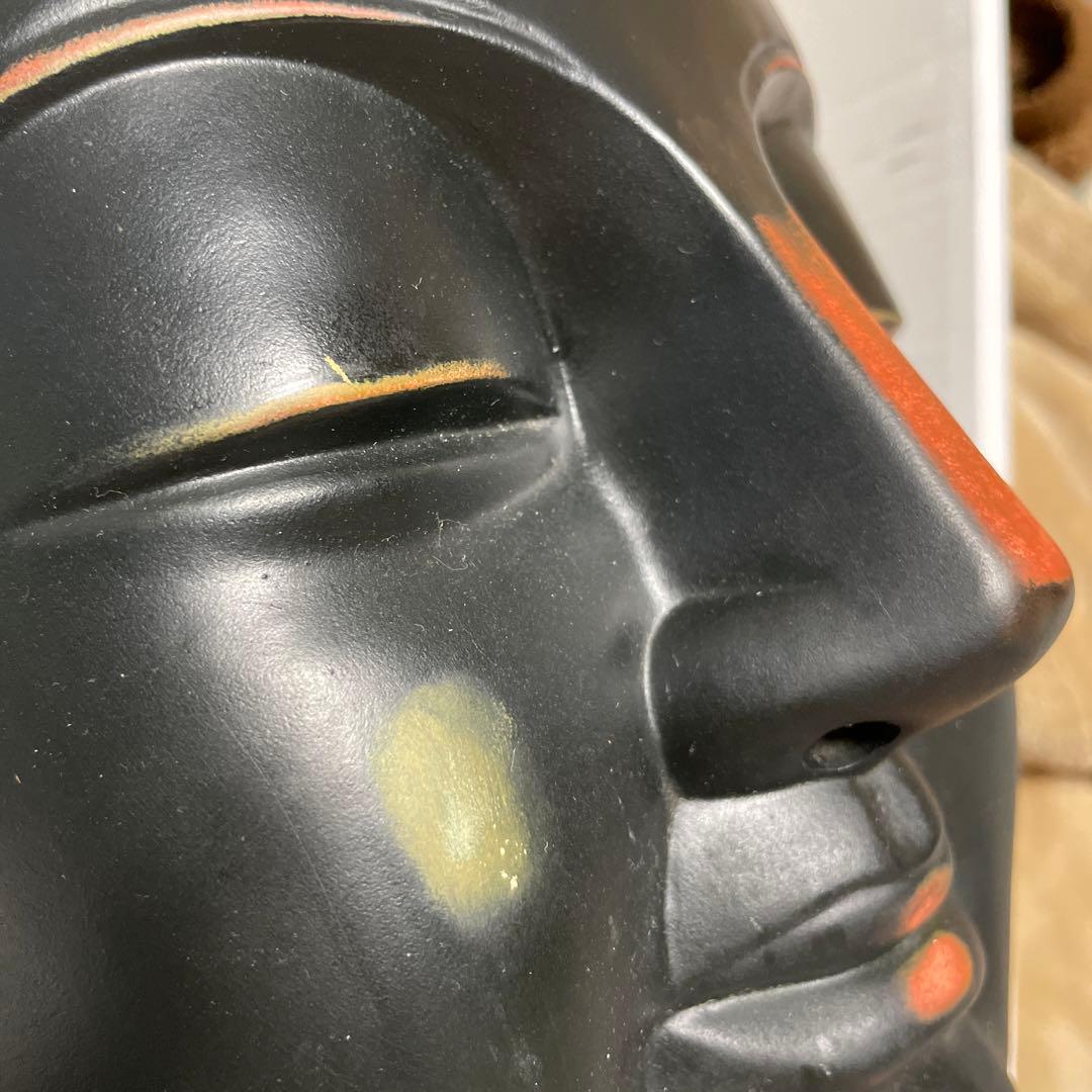 陶器のお面 観音様 観音菩薩 壁掛け 美術品 - メルカリ