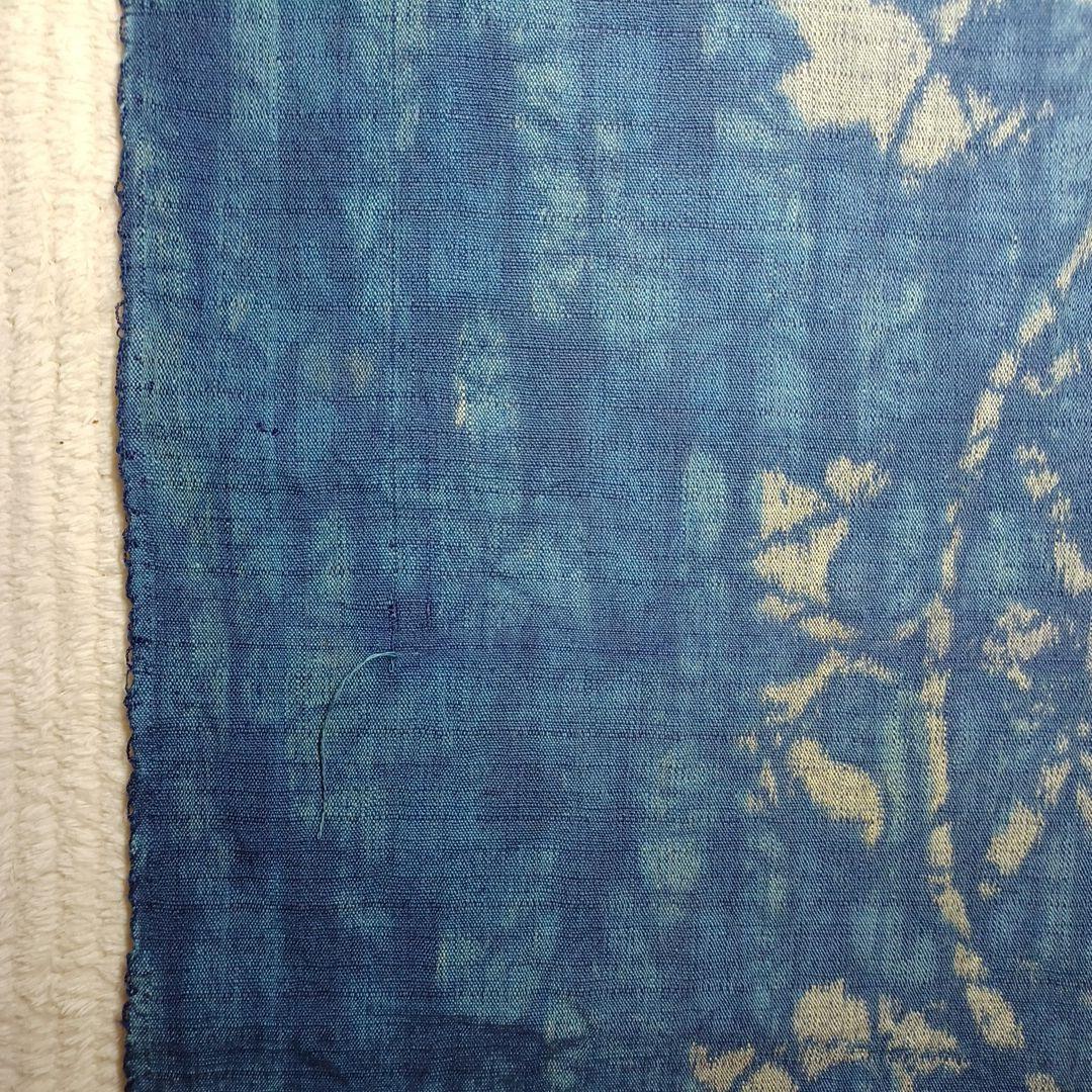 古布 藍染 木綿 60×225 リメイク素材 - メルカリ