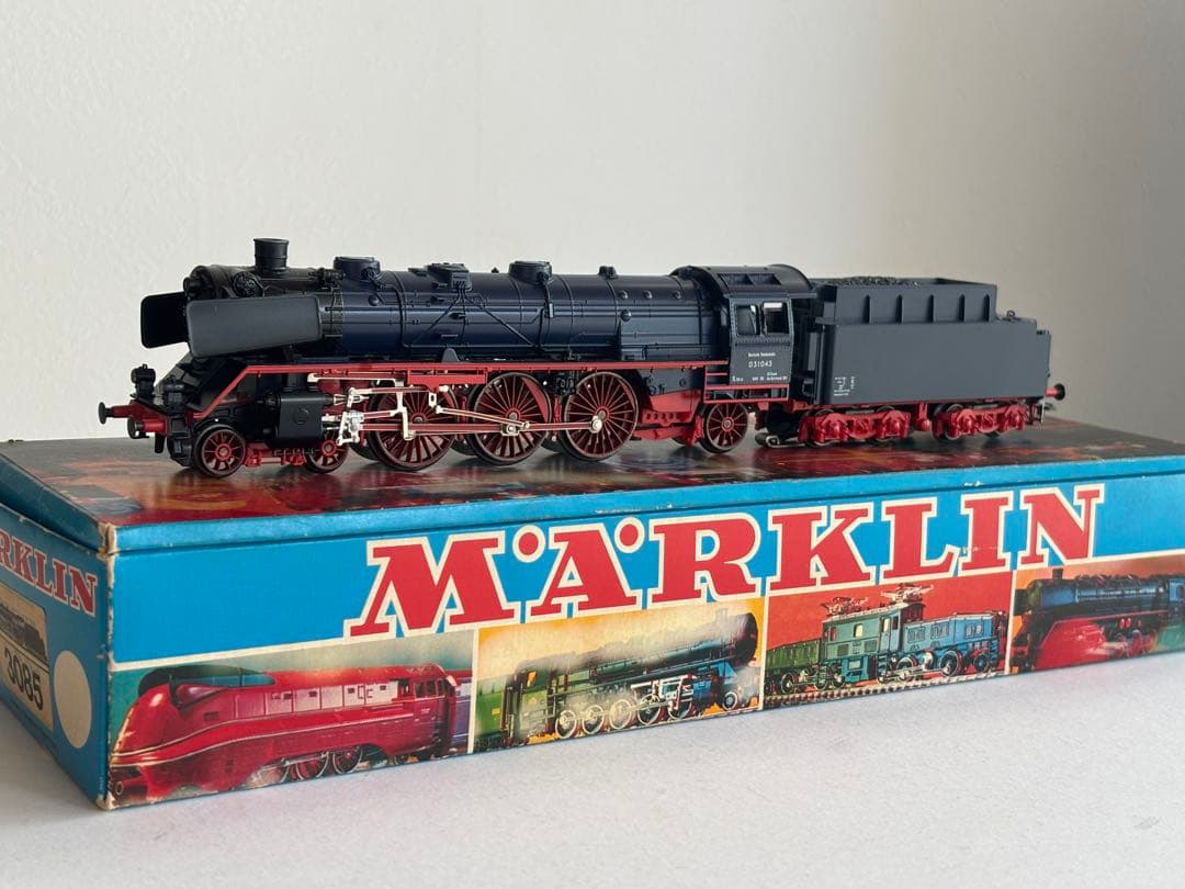 メルクリン HO スチールブルー 3097 蒸気機関車 完全稼動品 発煙装置