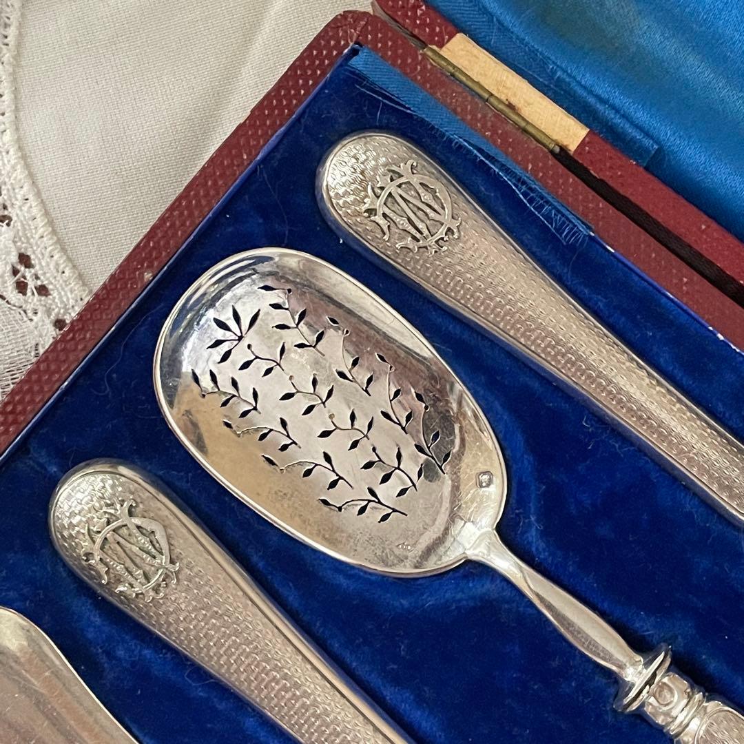 フランス純銀950 銀無垢 サービングカトラリーミネルヴァ 希少