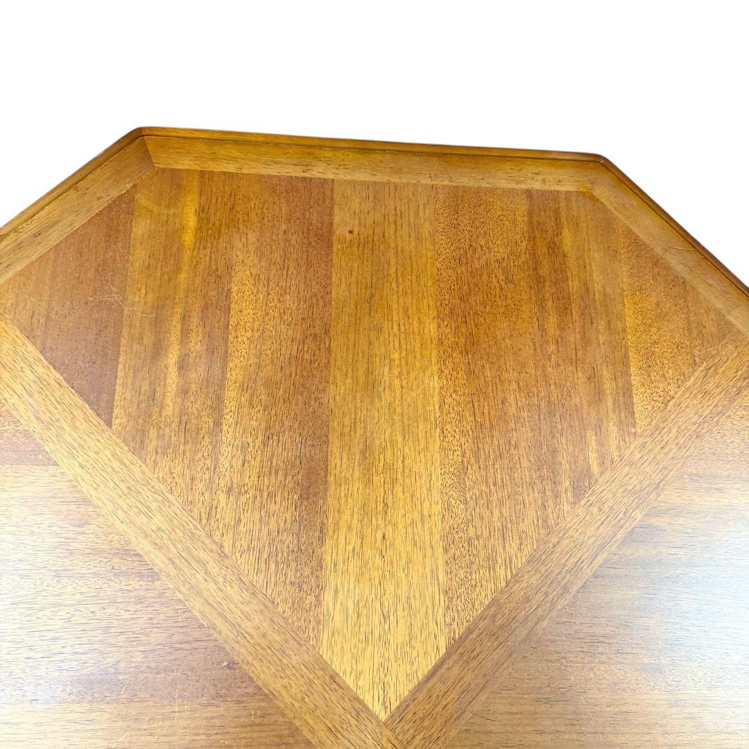 HR762 【天板木目が素敵な】maruni センターテーブル　8角形