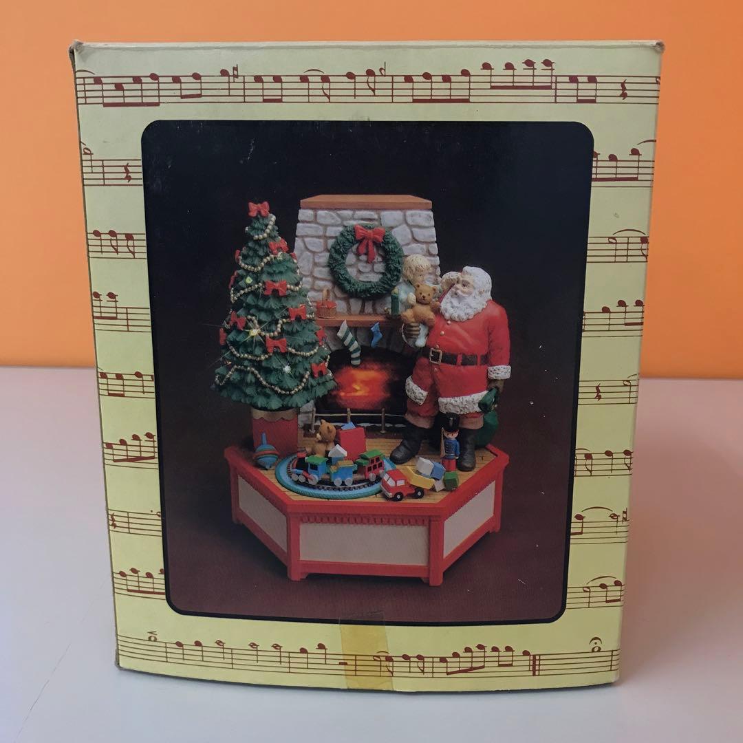 ENESCO エネスコ オルゴール サンタクロース クリスマス ヴィンテージ