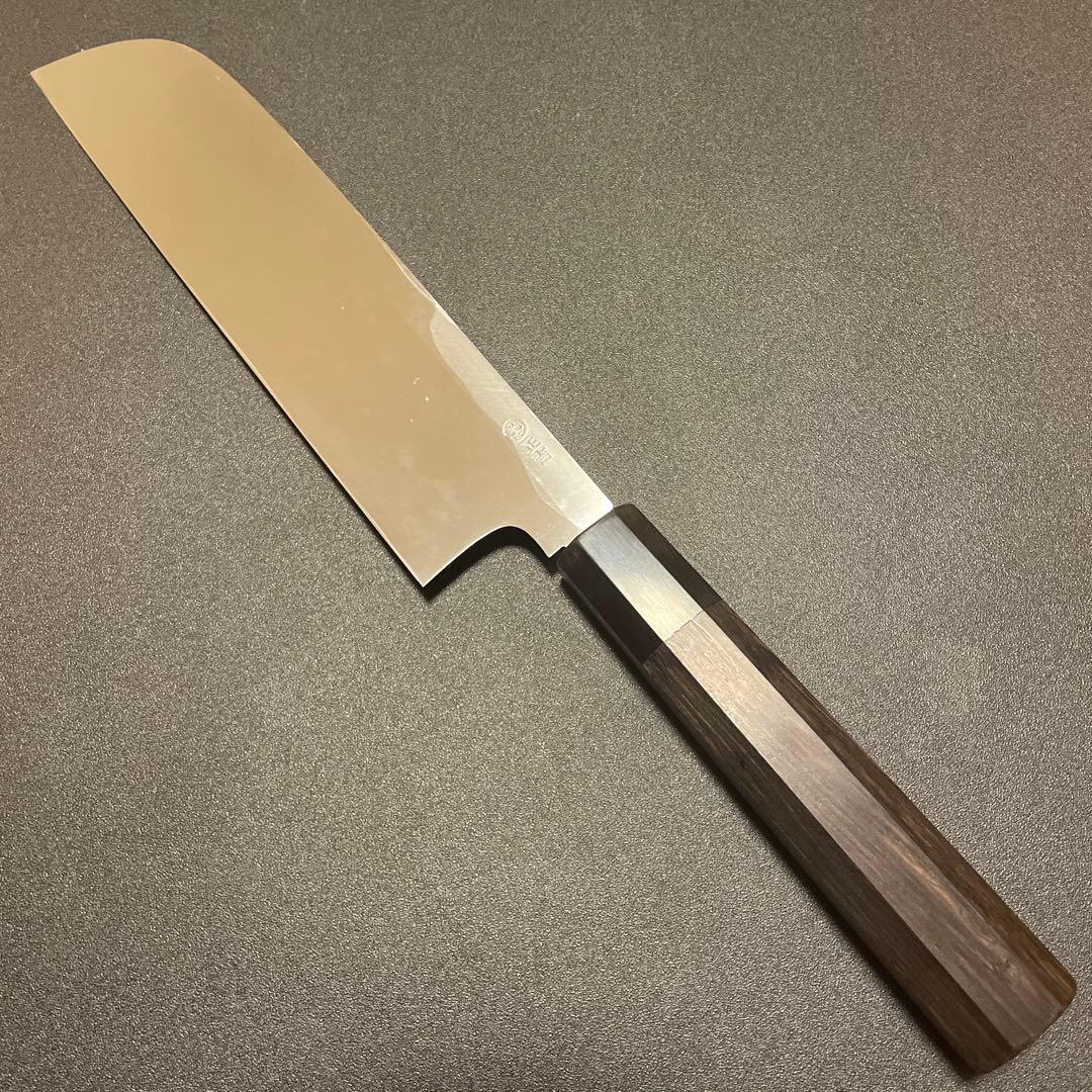 薄刃包丁 7.5寸 刃渡約226 mm 白ニ鋼　黒檀柄