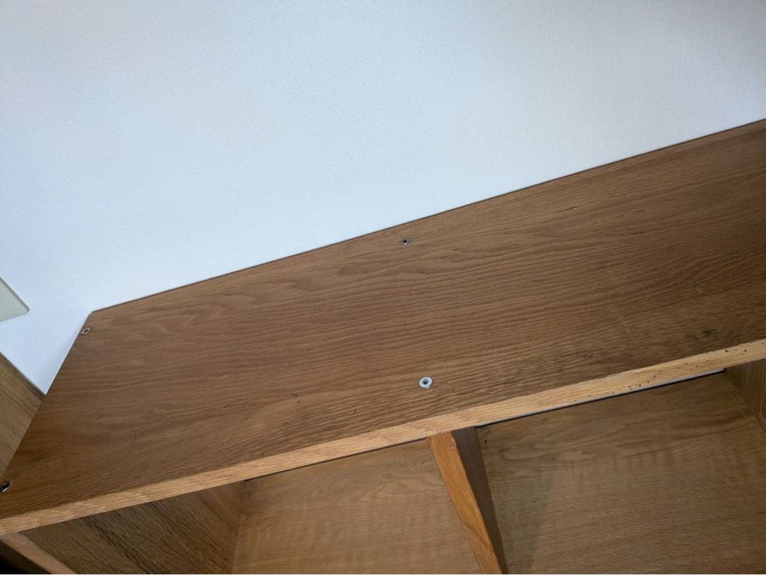 ■送料込■無印良品 スタッキングシェルフ 3×3 木製家具棚 オーク材 収納