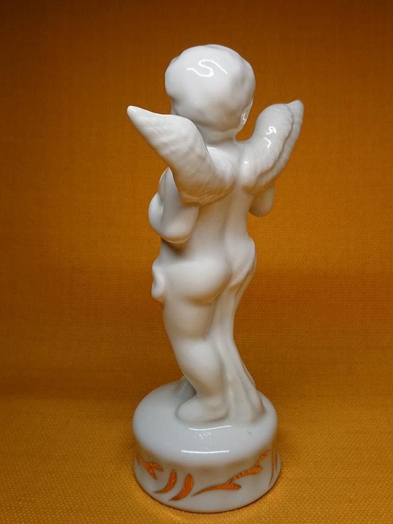 人形　天使　陶器　オブジェ　置物　インテリア　工芸品　美術品　A1010
