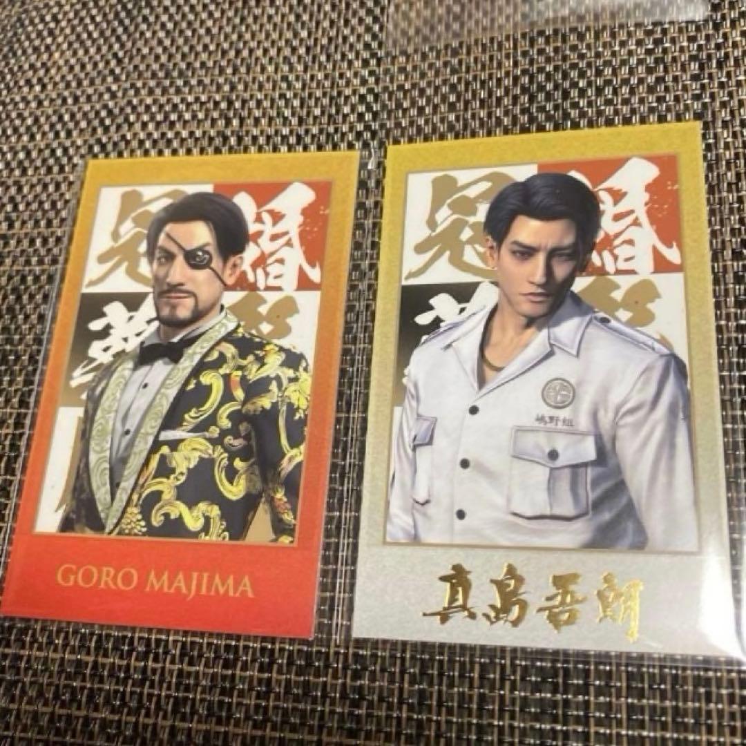 龍が如く 冠婚葬祭展 ショットイメージカード レア 真島吾朗 箔押し