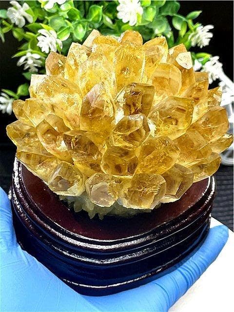 超綺麗★パイナップル水晶クラスターB89D6/198D25D