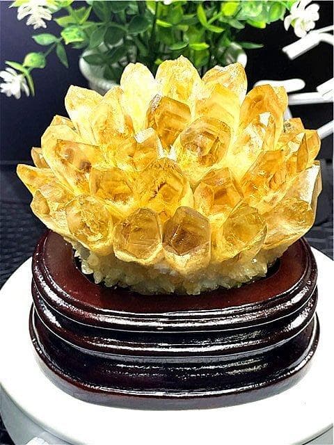 超綺麗★パイナップル水晶クラスターB89D6/198D25D