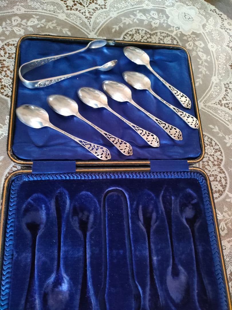 アンテーク☆薔薇メッシュ柄スプーン