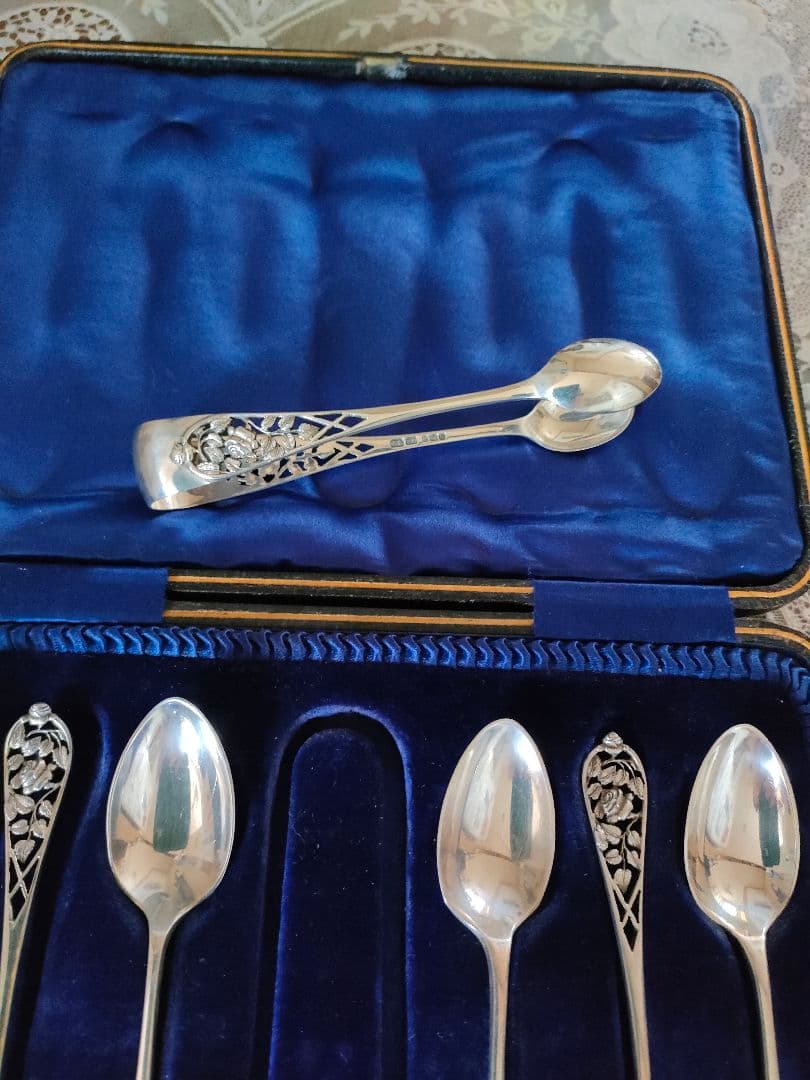 アンテーク☆薔薇メッシュ柄スプーン