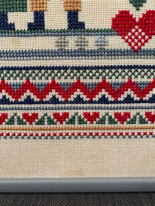 北欧 スウェーデン クロスステッチ フォークロア 刺繍 ハンドメイド