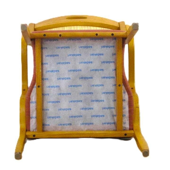 前滑りしにくいイス　国産張地　筋目　ウエービングテープ仕様座面