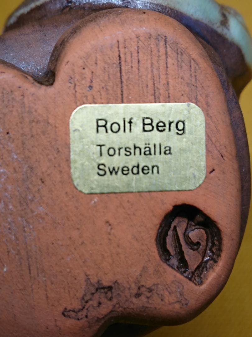 人形　バイキング　陶器　北欧　置物　インテリア　工芸品　美術品　A3324