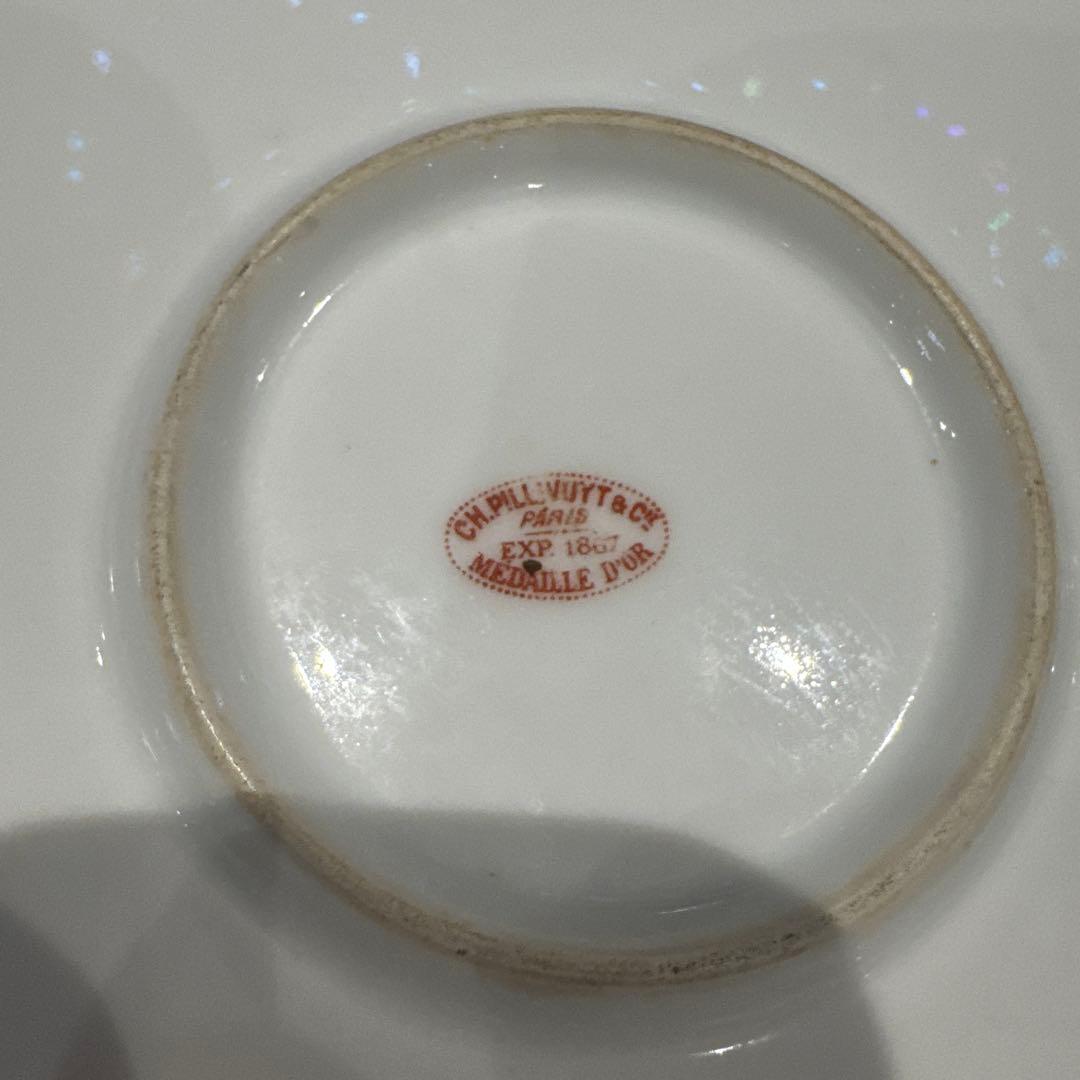 CH. PILLIVUYT & CIE 19世紀 ホワイトプレート