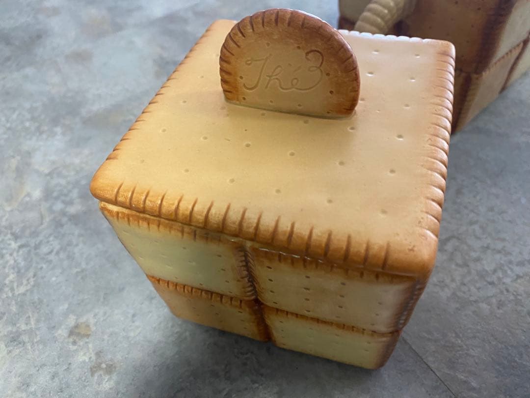 可愛いクッキーモチーフ急須とお菓子入れなど 1253259671