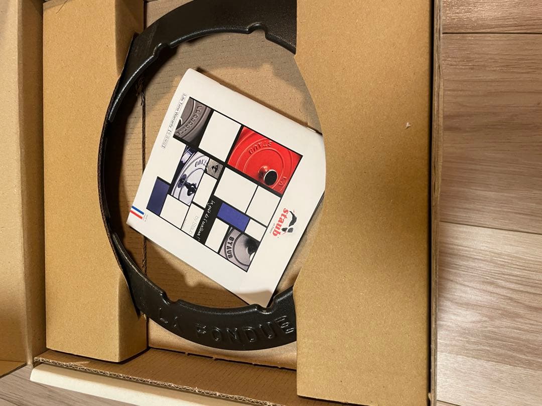 新品未使用　ストウブ フォンデュセット 20 cm, ブラック