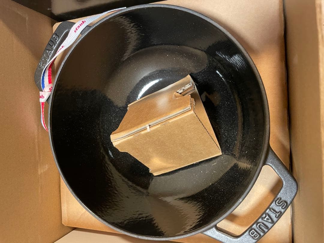 新品未使用　ストウブ フォンデュセット 20 cm, ブラック