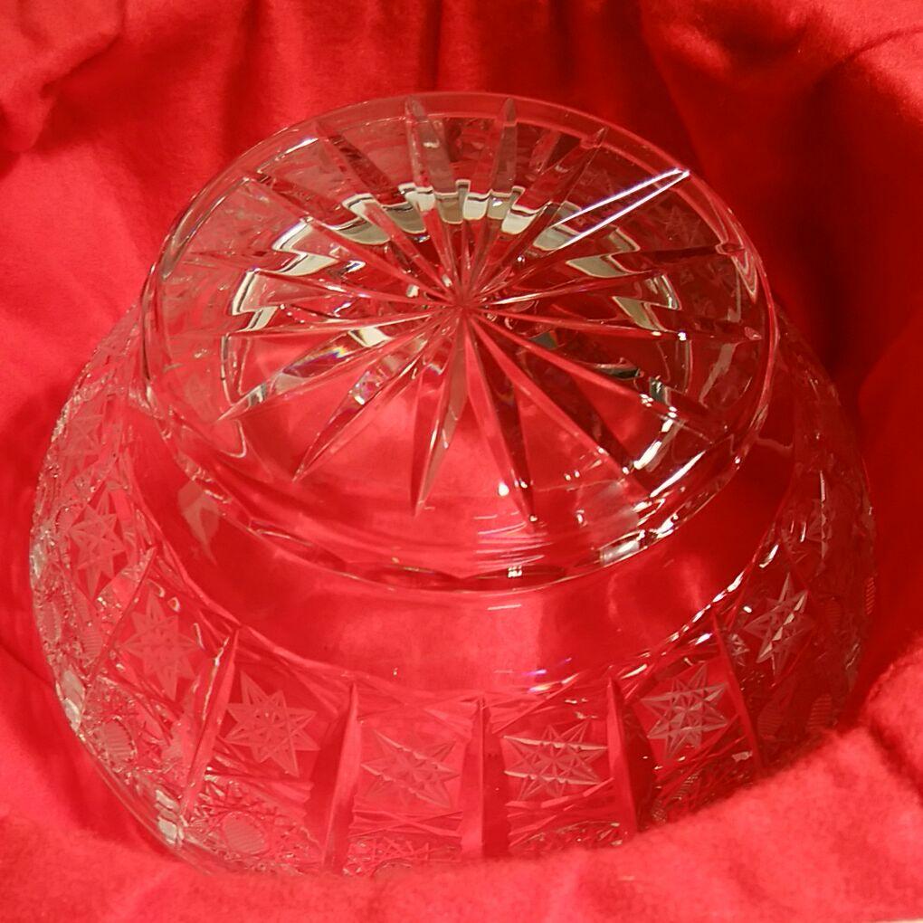 ドイツ製　カットグラス　ボンボニエール