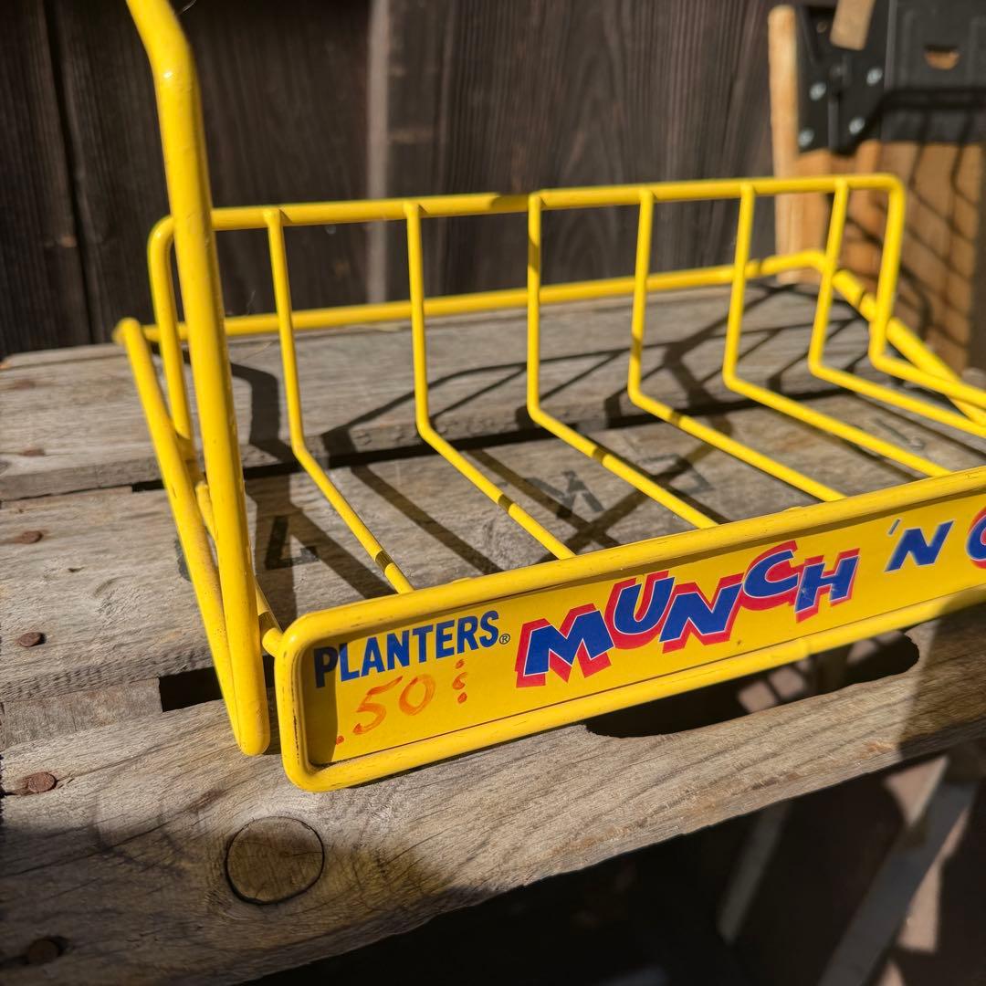 ミスターピーナッツ　ヴィンテージ ストアディスプレイ　ワイヤーラック　什器