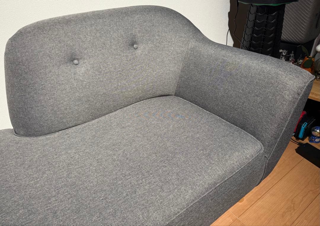 NOCE◆2人掛けソファ◆YU8946B◆グレー