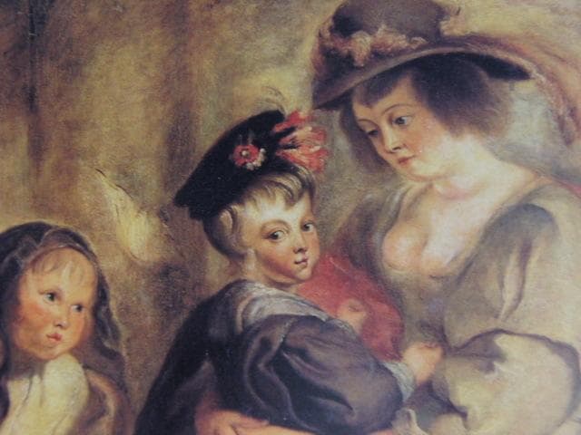 向井潤吉、【模写 エレーヌ・フールマンとその二児 ルーベンス】