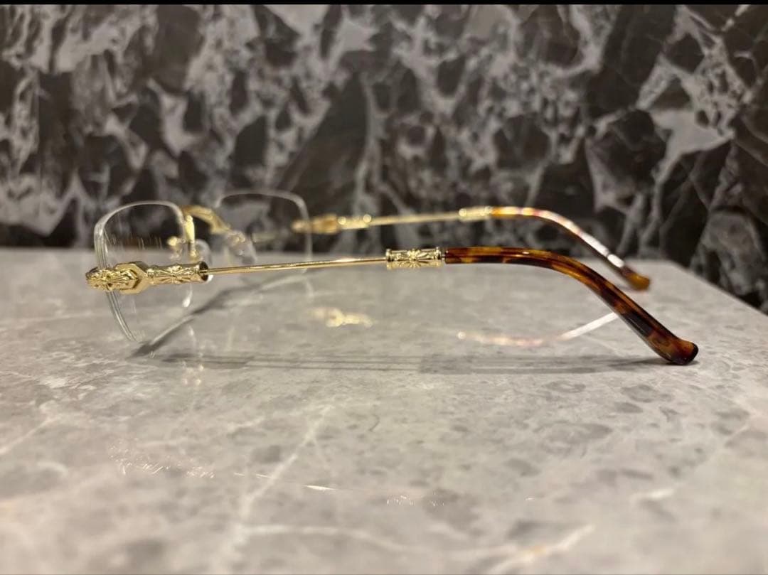 新品未使用ランクAAA/ハイクオリティ/眼鏡/リムレスメガネ