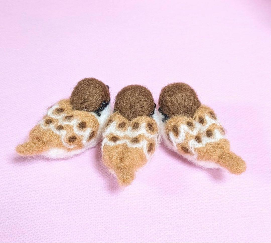 羊毛フェルト オーダーページ セキセイインコ 文鳥 スズメ 野鳥 その他